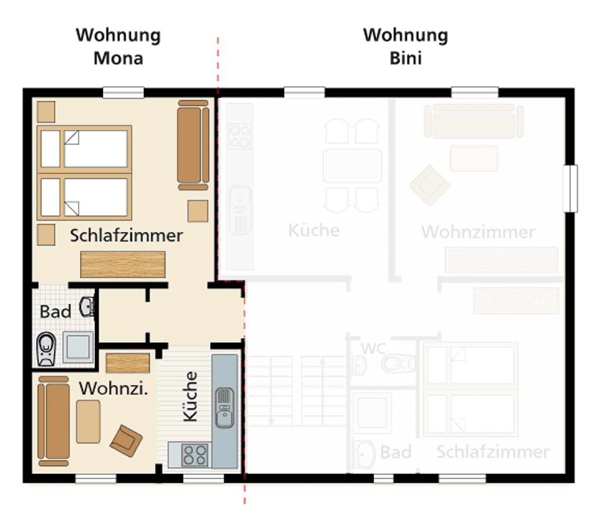 Grundriss -  Ferienwohnungen Am Bartelsborn